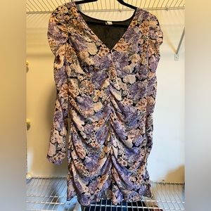 H&M Long Sleeve Floral Dress Size M